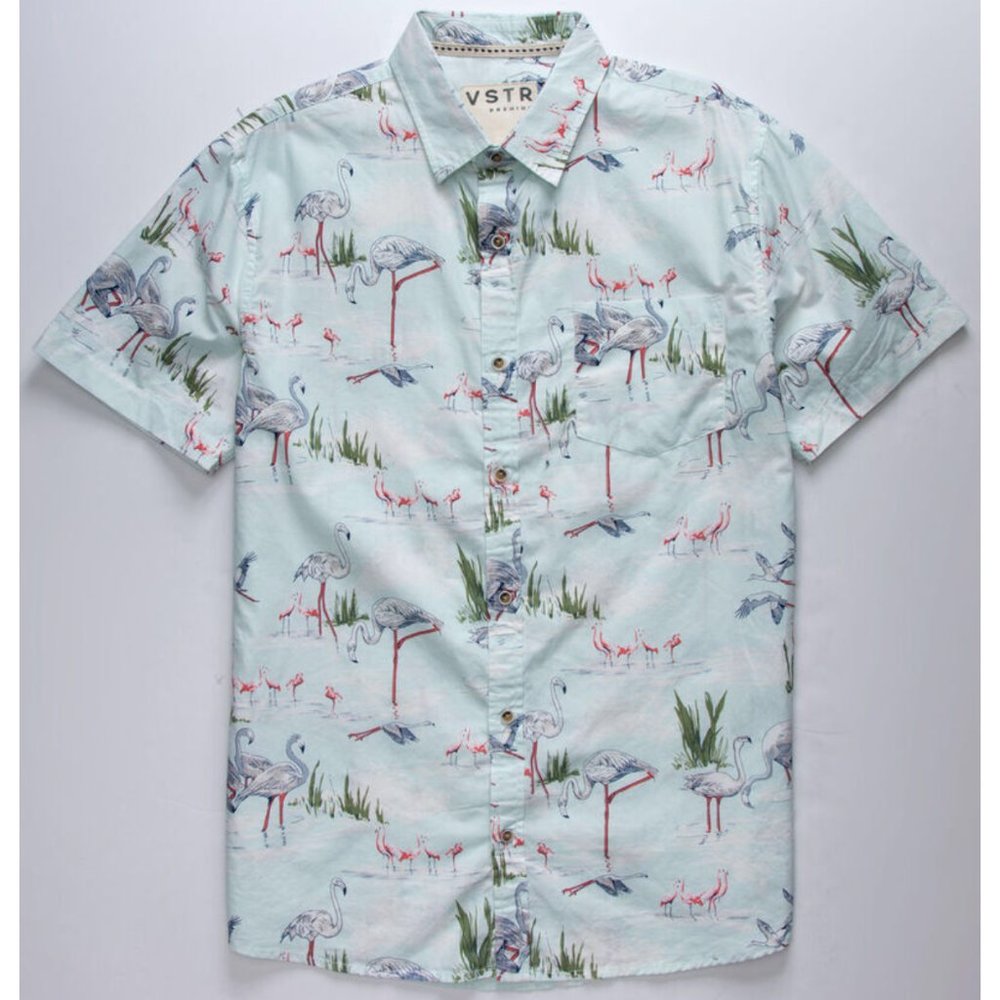 NWT VSTR Florida Men's Button Up Shirt, Size S